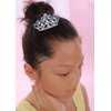 JWICOS Princess Comb Mini Crystal Hair Comb Silver Pearl Hair Comb Rhinestone Wedding Mini Headband Comb for Girls (Blue)