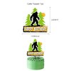 Bigfoot Birthday Party Supplies Set Bigfoot Banner Balloons Cake Topper, Flag Pulling Bigfoot Party Decoration Favors for Kids Man Sports Fan Birthday Party