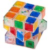 Rubik’s Crystal, New Transparent 3x3 Cube Classic Color-Matching Problem-Solving Brain Teaser Puzzle Game Toy for Kids and Adults Aged 8+