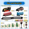 Bucherry 13 Pcs Train Cake Toppers Train Cake Decorations Train Birthday Party Supplies Train Toy Set Black Train Track Traffic Lights Cake Topper for Birthday Railway Train Theme Party