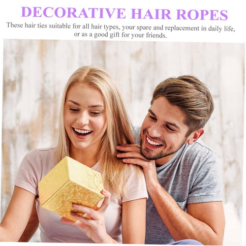 2 Pcs Black and White Checkered Hair Rope Seamless Hair Ties Hair Scrunchies for Women's Hair Stretchy Hair Ties Hair Ropes Checkered Claw Clip Hair Scrunchies Hair Rings