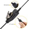 HWAYO Walkie Talkie Swivel Earpiece with Microphone and PTT for Motorola Two Way Radio - Motorola Swivel Earpiece Compatible with Walkie Talkies CLS1410, CLS1100, HKLN4604A (4 Pack)
