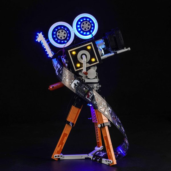 BrickBling LED Light Compatible with Lego Walt Tribute Camera 43230, Light Control Version Lighting Kit Compatible with Lego Camera-No Model Included