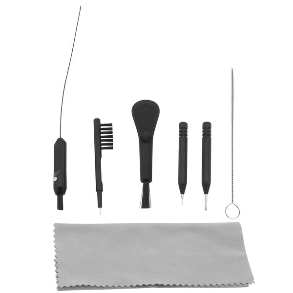 ECSiNG Set of 7 Hearing Aid Cleaning Kit Portable Hearing Aid Cleaning Tools Earbuds Earphone Amplifier Cleaner Brush Kit with Cleaning Cloth