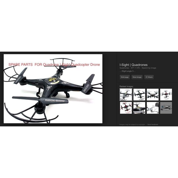 REPLACE PARTS FOR Quadrone I-Sight Quadcopter Drone Motor B