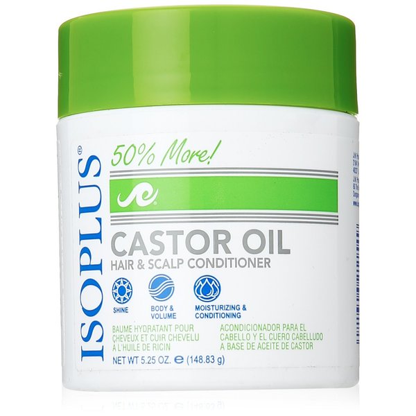 Isoplus Castor Oil Hair/Scalp Conditioner, 5.25 Ounce
