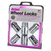 McGard 24515 Chrome Cone Seat Wheel Locks (M14 x 1.5 Thread Size) - Set of 5