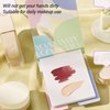 Makeup Palette Paper, 2PCS Liquid Foundation Palette Paper Disposable Makeup Coloring Paper with Mixing Stick Cosmetic Artist Mixing Palette Nail Art Palette for Painting Art Craft