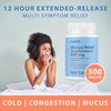 Curist Guaifenesin 600 mg Extended Release Tablets (300 Dye-Free Tablets) - Expectorant Mucus Relief, Generic Guaifenesin 600 mg, (Bulk Pack)