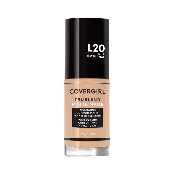 COVERGIRL TruBlend Matte Made Liquid Foundation, Light Ivory , 1 Fl Oz (Pack of 1)