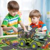 Niwoed Dinosaur Truck Toys for Kids 3-5, Tyrannosaurus Transport Vehicle Carrier Car Toys with 8 Dino Figures, Dinosaur Playset Toys for 3 4 5 6 7 8 9 10 Years Old Boys Girls Kids Birthday Gifts
