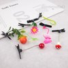 Framendino, 56 Pack Funny Bean Sprout Hair Clips Plant Hairpins Grass Barrette for Christmas Decoration