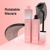 Fulash Black Mascara, Waterproof Mascara, Adjustable Mascara, Volumizing, Lengthening, Long-Wearing, Smudge-Proof Mascara Vegan Formula, Black, 6ml