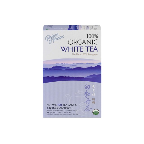 Prince of Peace Organic Premium White Tea 100 tea bags (Pack of 3)
