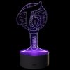 YX&ST Kpop Twice 16 Colors LED Night Light with Remote Control USB Acrylic Home Room Decoration