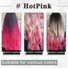 RUNATURE I Tip Hair Extensions Human Hair 20 Inch Itip Human Hair Extensions Hot Pink I Tip Hair Extensions Pink Human Hair I Tip Extensions Cold Fusion Hair Extensions Real Human Hair 25g 25s