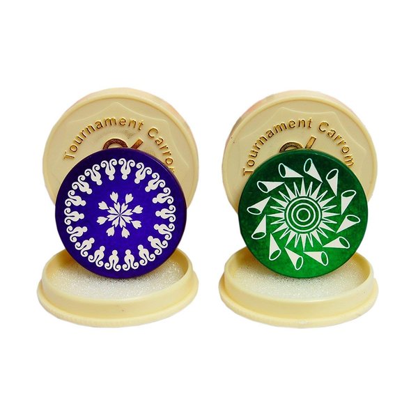 Family Cart Deluxe Product Carrom Tournament Striker ( Set of 2 ) 100%