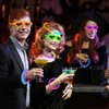 12 Pack Glow Glasses Toys Gifts with 40 Glow Sticks & Connectors(for 12 Glow Heart Glasses &16 Bracelets), Christmas Neon Light Up Party Favor Supplies for New Years Eve Birthday Camping (kids&Adults)