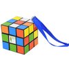Christmas Ornaments Tree Buddees Colored Cube Puzzle with Blue String