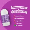 hello Lavender Vanilla Roll On Deodorant, Aluminum Free Deodorant for Women + Men, 48 Hour Non Sticky Formula, Dries Quick and Leaves No White Residue, Travel Deodorant, 2 Pack, 1.69 oz Tubes