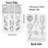 TgoBeauty White/Pink Tiny Tattoo Deluxe Practice Skins Silicone Double Sided Design Fine Line Tattoo Practice Pad for Male and Female (Type D-White Pad-1pc)