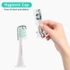 Replacement Toothbrush Heads Compatible with Xiaomi Mijia/Mi Home T300 T500 T700 Series Sonic Electric Brush Handles(6-Pack)