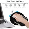 Britimes Ergonomic Mouse Pad with Wrist Support Black Human Skeleton Skull Non-Slip Rubber Base Mousepad for Home Office Gaming Working Computers Laptop Easy Typing & Pain Relief