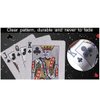 IvyMei 2 Pack Dragon Playing Cards Waterproof Silver Foil Playing Cards Plastic PVC Poker Cards High Flexible(Silver)