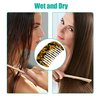 VOCOSTE Hair Comb Wide Tooth, Anti-Static Pocket Size Comb for Thick, Curly Hair, Hair Care, Detangling Comb, for Wet and Dry, Brown