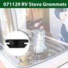 071129 RV Stove Grommets for Suburban RV Stove Parts, RV Stove Rubber Grommets Stove Parts for RV Stove Top, Stove Grommets for RV Gas Range Parts, Suburban RV Stove Top Rubber Grate Grommets 12 Pcs