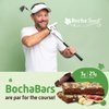 BochaSweet Keto Protein Bar, Chocolate Peanut Butter BochaBar, 21g Grass Fed Collagen, Low Carb, Keto-Friendly, Gluten Free, 12 Count