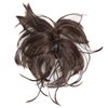 IMISSU Handmade Braid Claw Ponytail Hairpiece Clip in Hair Extensions Pony Tail Hair Pieces (Chocolate Brown)