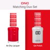 DND Gel Polish Set, Sheer Collection, UV/LED Gel Polish and Air Dry Nail Lacquer, Matching Chip-Free Polish Duo, 871 How Do U Neutral?, 0.5 Fl Oz