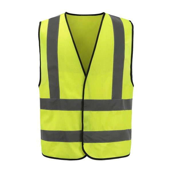 AYKRM 4XL 5XL High visibility viz vest hi vis viz reflective safety vests for men (XS-8XL) (4XL-5XL, Yellow)