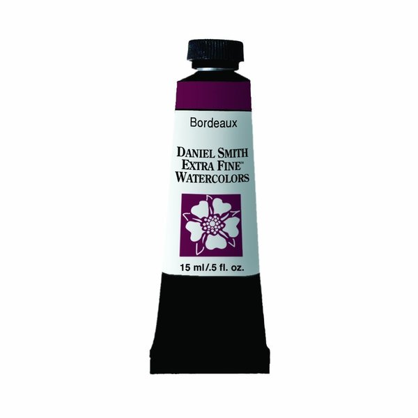 Daniel Smith Extra Fine Watercolor Paint, 15ml Tube, Bordeaux, 284600008, 0.5 Fl Oz (Pack of 1)