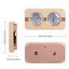 MIFXIN Wood Sauna Hygrothermograph 2 in 1 Thermometer Hygrometer Double Dial Display Temperature Humidity Meter Tool Sauna Room Equipment Accessories