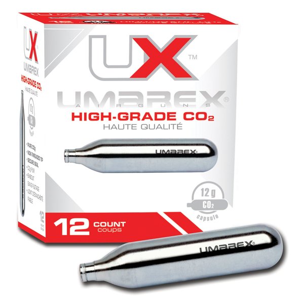 Umarex High-Grade CO2 Cartridges for Pellet Guns, BB Guns and Airsoft Guns
