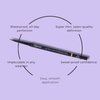 Micro Slim Brow Pencil Waterproof Long Lasting Precision 1.5mm Smooth Glide Eyebrow Pen | Soft Brown