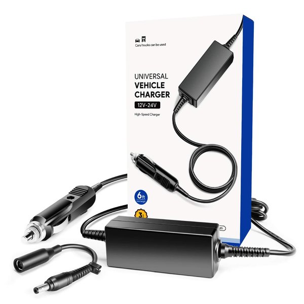 KFD DC Adapter Car Charger 12V-24V for Phillips Respironics REMstar Auto A-Flex 460P 560P 567P 60 Series CPAP BiPAP ASV IP22 1091399 1118499 Delta MDS-080AAS12 DreamStation 2 Auto CPAP Power Cord