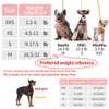 Puppytie No Pull xs Dog Harness with Multifunction Dog Leash,Soft Adjustable No Choke Escape Proof Pet Harness Vest,Pink,XS