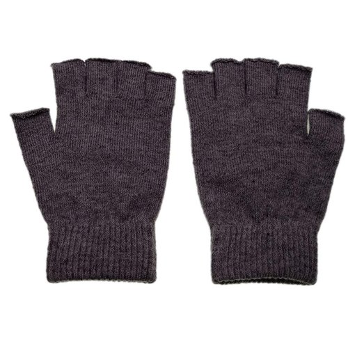 Novawo Wool Blend Fingerless Gloves Warm Arm Warmers Unisex Typing Gloves