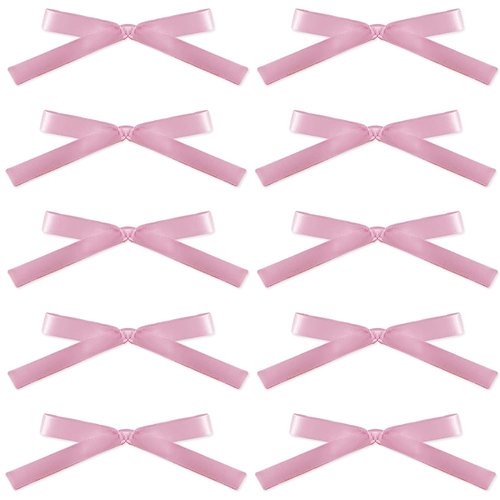 10 PCS Girls Hair Bows For Women Cute Hair Clips Pink Hair Bow Clips Silky Satin Hair Ribbon Pink Bows For Hair Clip Kawaii Hair Ribbons Bowknot Hair Barrettes Sweet Bow Hair Clips Hair Accessories