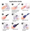 RARJSM Chameleon Gel Nail Polish Dark Blue to Purple Multichrome Color Changing Holographic Glitter Gel Polish Curing Requires Sparkle Shimmer Nail Gel Varnish Soak Off DIY at Home Salon 15ml