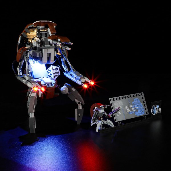 Mililier LED Light Kit for Lego 75381 Droideka Set, Compatible with Lego 75381 Building Blocks Model(Not Include Blocks Set)