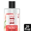 Love Beauty and Planet Plant-Based Body Wash Smooth & Renew White Peach & Aloe Vera No Sulfate Cleansers, Cruelty Free, 92% Naturally Derived 20 oz