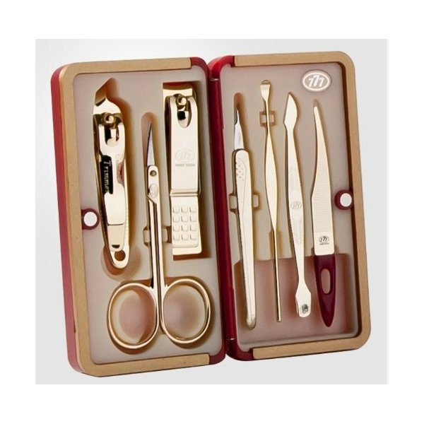 Korean Nail Clipper! World No. 1. Three Seven (777) Travel Manicure Grooming Kit Nail Clipper Set Made in Korea, Since 1975