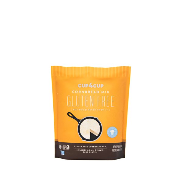 Cup4Cup Cornbread Mix, 0.88 Pounds, Certified Gluten Free, Dairy Free, Non-GMO, Kosher, Made in the USA