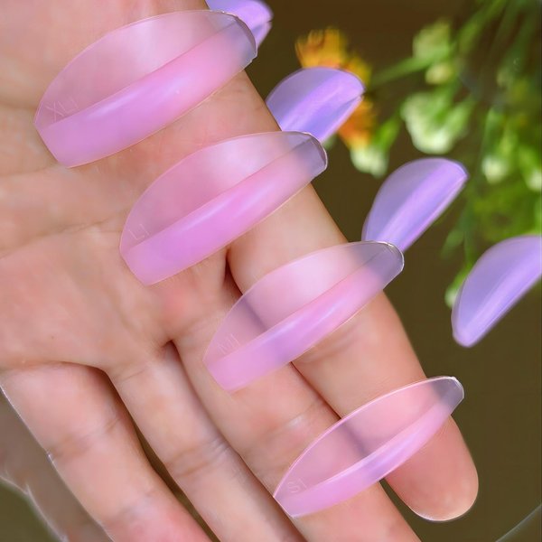 Lash Lift Ribbons Eyelash Lifting Shields Mate Mini Lami Lamination Roller Tool Soft Silicone Perm Rod Ribbon Gel Eyelash Perming Covers Mini Lash Tape String (Candy color - 2 Curl Version)