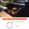 QuliMetal RTD Temperature Probe Sensor Grill Replacement Parts for Traeger Digital Thermostat, Replace for Traeger 7" RTD Temperature Sensor