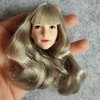 SSbeauty M 1/6 Scale Female Head Sculpt Pale Skin Silver Hair Girl Head Carved for 12inch Action Figure Body Doll